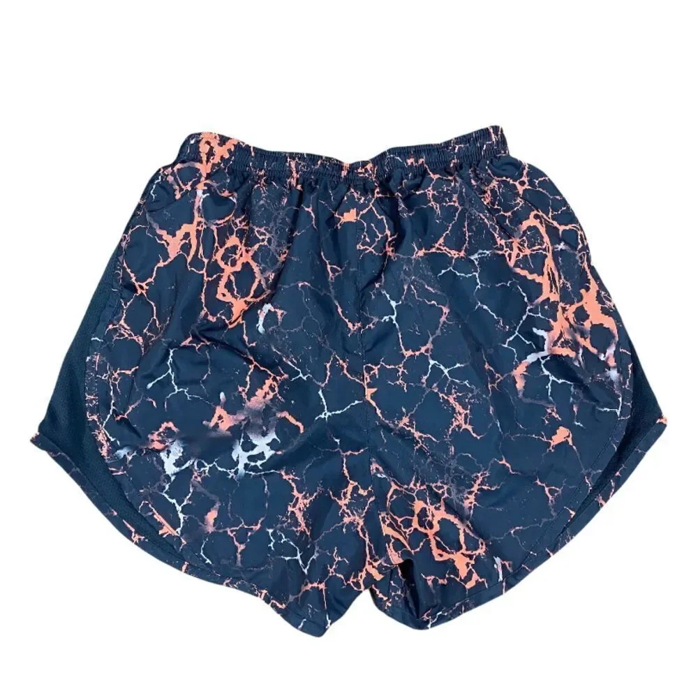 Nike Navy & Coral Dri-Fit Running Shorts Size XS